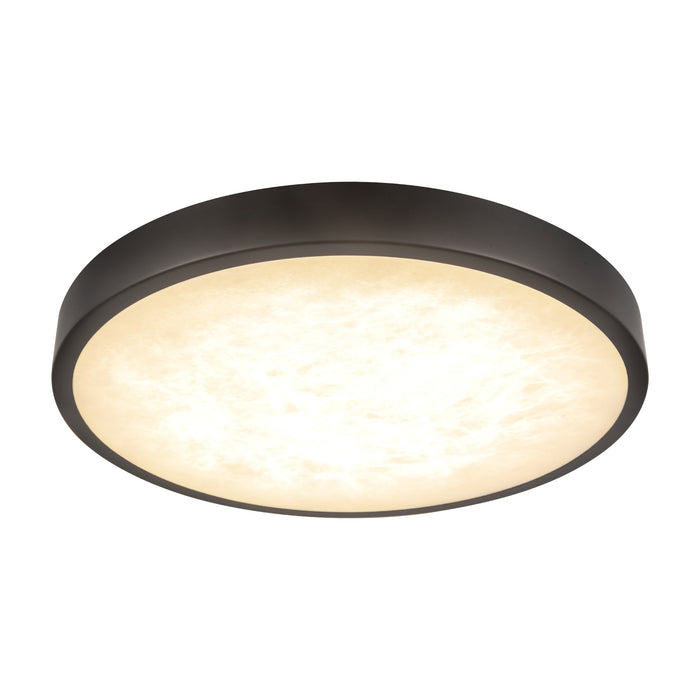Evelyn 9-in Steel Flush Mount