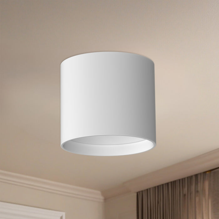 Falco 5-in Aluminum LED Flush Mount