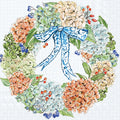 Fall Hydrangea Wreath Cocktail Napkins 20 ct Rosanne Beck