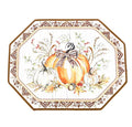 Festive Pumpkin Bamboo Mat