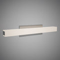 Flat 24-in  Brushed nickel  Dimmable 25W