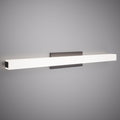 Flat 36-in  Matte Black  Dimmable 30W