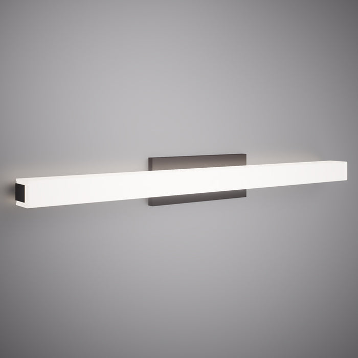 Flat 36-in  Matte Black  Dimmable 30W