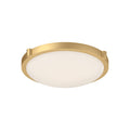 Floyd 13-in Steel Flush Mount