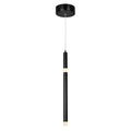 Flute Pendants Black Metal LED 5.5 Watts
