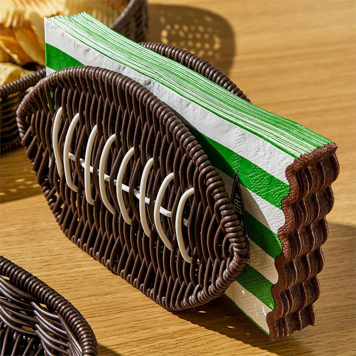 Football games at napkin holder