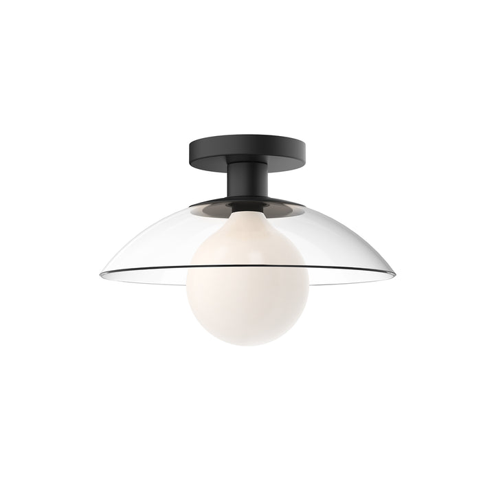 Francesca 12-in Steel Semi-Flush Mount