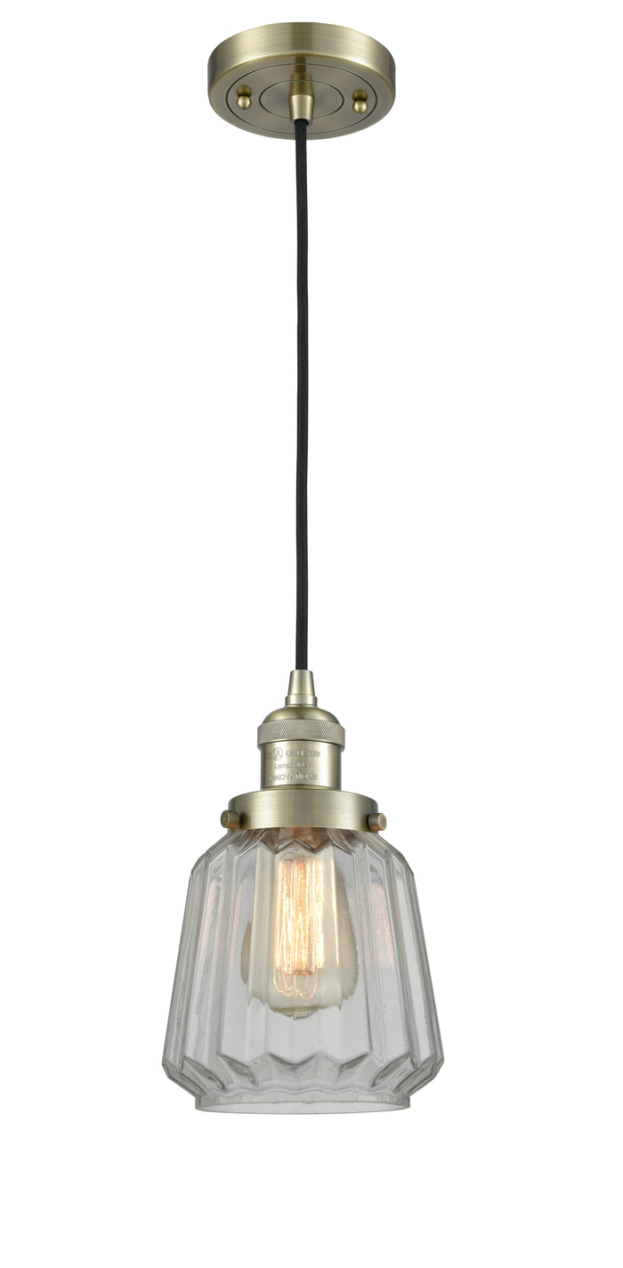 Franklin Restoration Antique Brass Mini Pendant