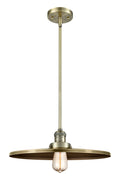 Franklin Restoration Mini Pendant 16 Antique Brass
