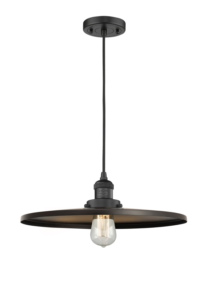 Franklin Restoration Mini Pendant 16 Inch Brass