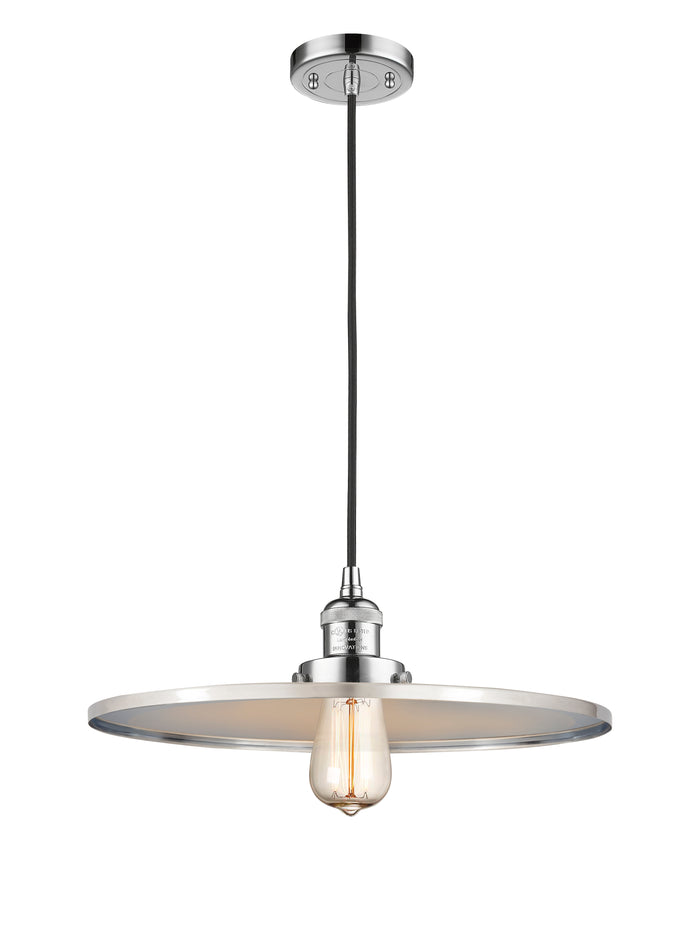 Franklin Restoration Mini Pendant 16 Inch Brass