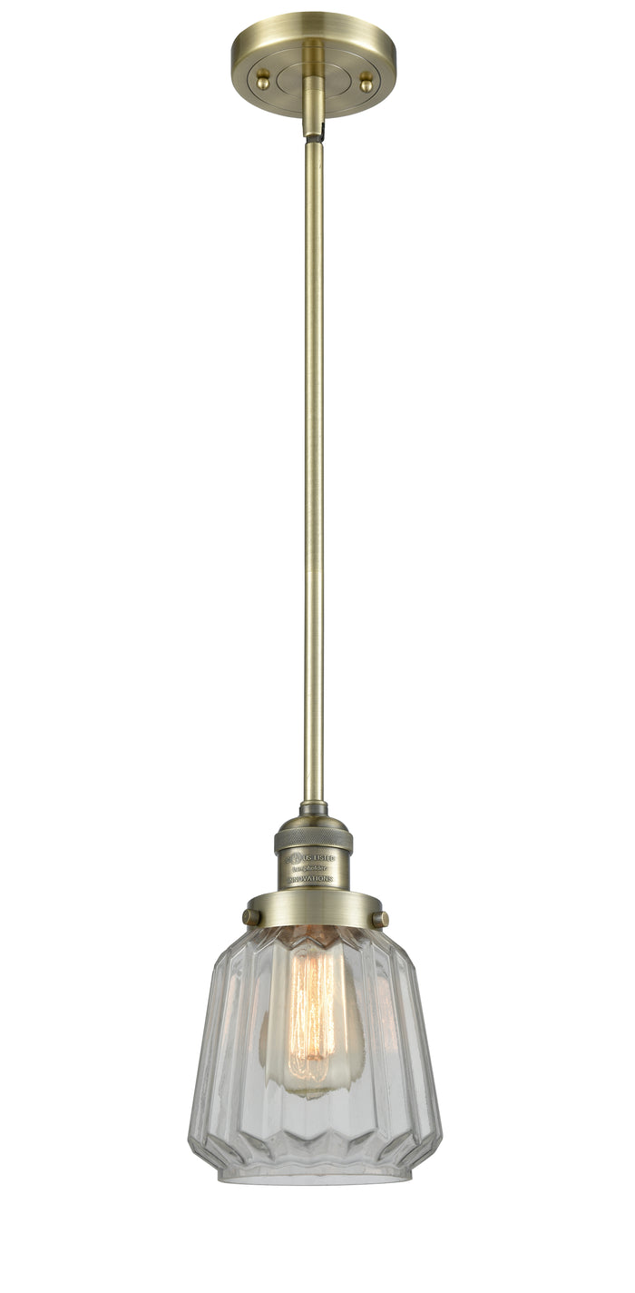 Franklin Restoration Mini Pendant Antique Brass