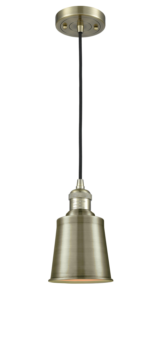 Franklin Restoration Mini Pendant Antique Brass