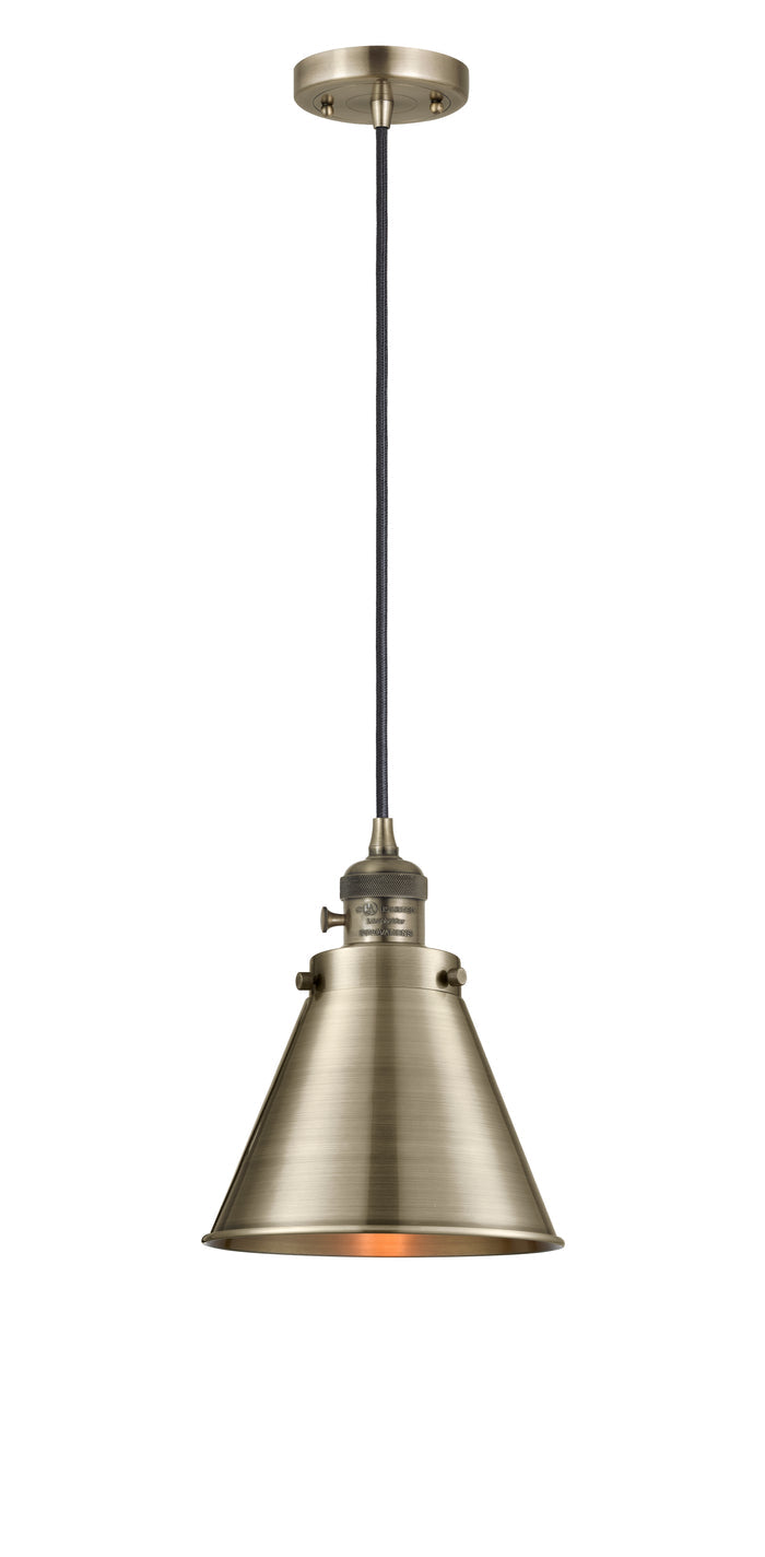 Franklin Restoration Mini Pendant Antique Brass
