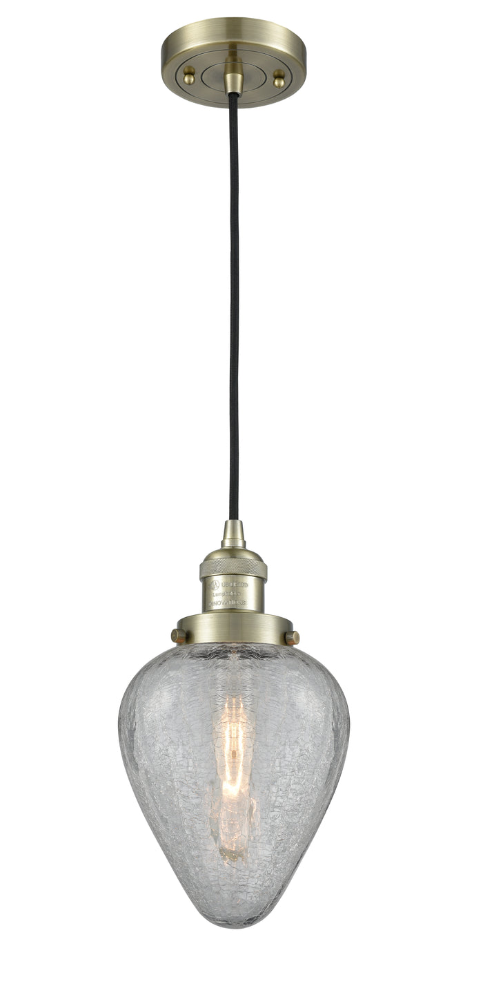 Franklin Restoration Mini Pendant Antique Brass