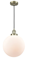 Franklin Restoration Mini Pendant Antique Brass