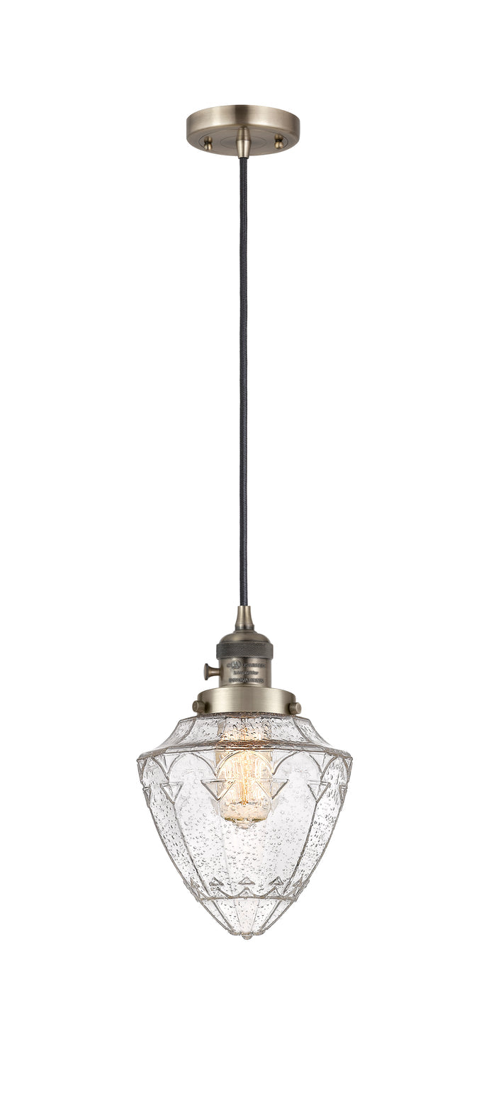 Franklin Restoration Mini Pendant Antique Brass