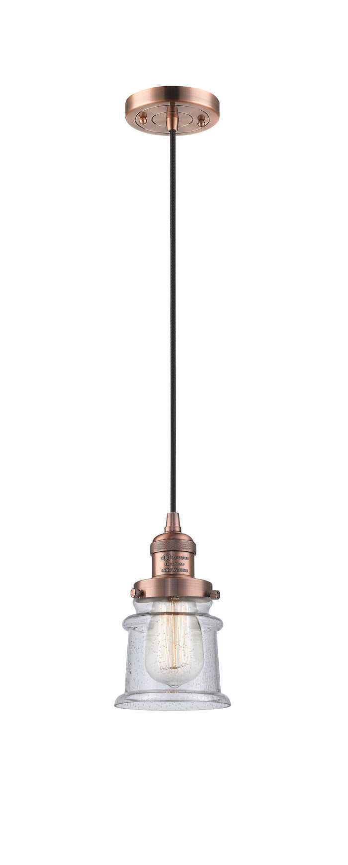 Franklin Restoration Mini Pendant Antique Brass