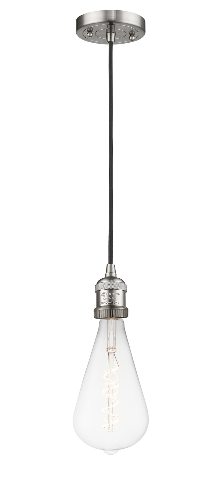 Franklin Restoration Mini Pendant Brushed Nickel