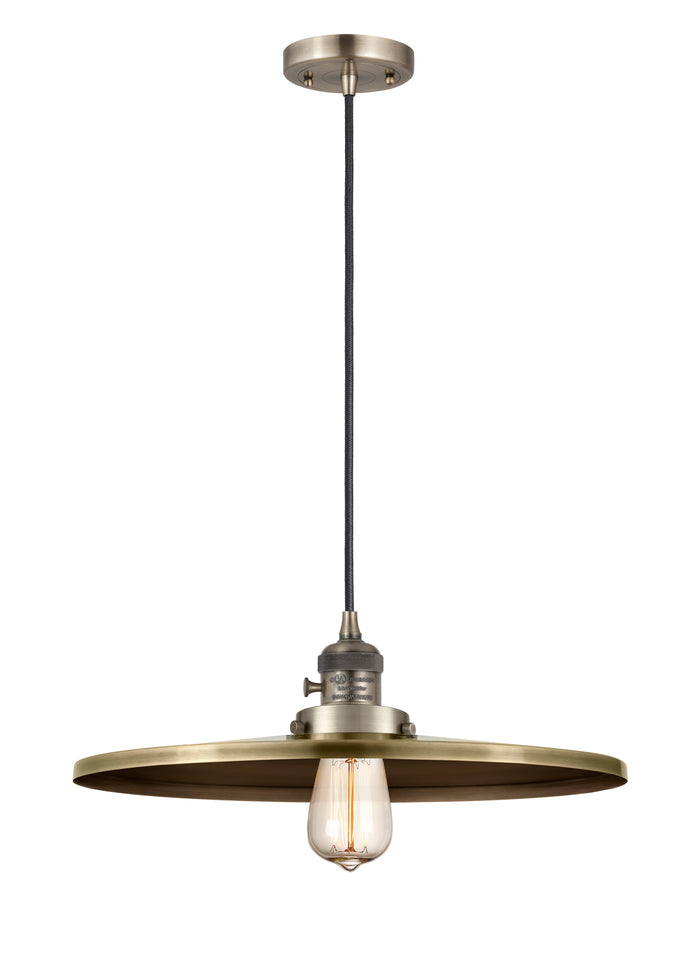 Franklin Restoration Mini Pendant Cast Brass