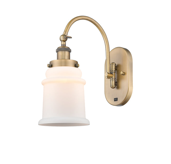 Franklin Restoration Swing Arm Brass Glass