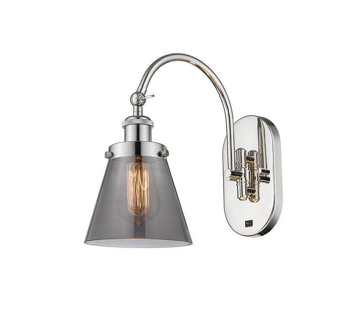 Polished Nickel / Light Smoke