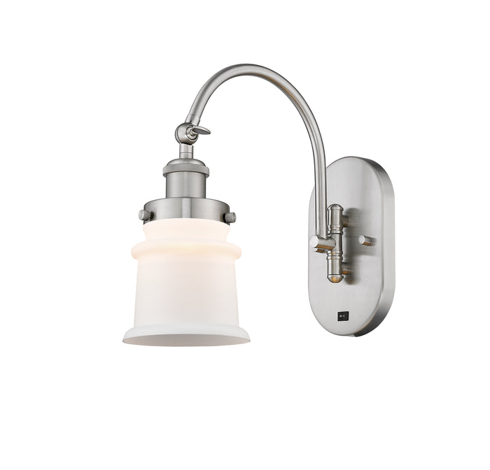 Brushed Satin Nickel / Matte White