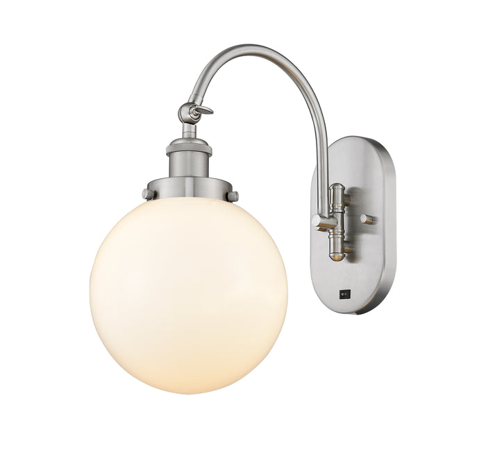 Brushed Satin Nickel / Matte White