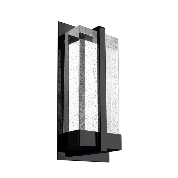 Gable 12-in Steel Crystal Wall Sconce