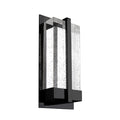 Gable 12-in Steel Crystal Wall Sconce