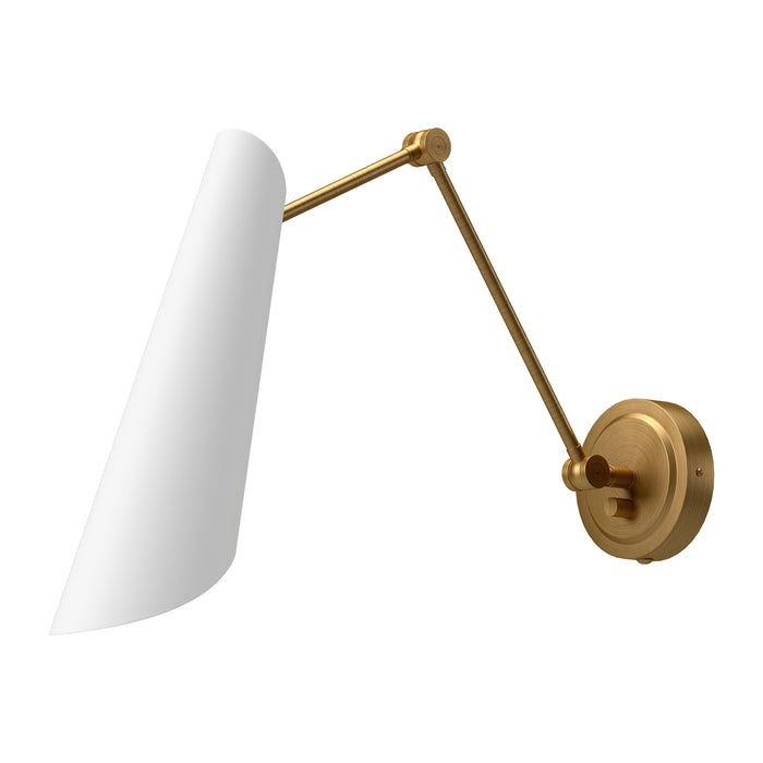 Gabriel 4-in Steel Vanity Light
