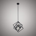 1 Lights Galaxia 1-light pendant Aged Brass/Matte Black  Dimmable 60W