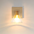 Gilford 5-inch 1-light Champagne Gold Vanity Light with Clear Glass Shade