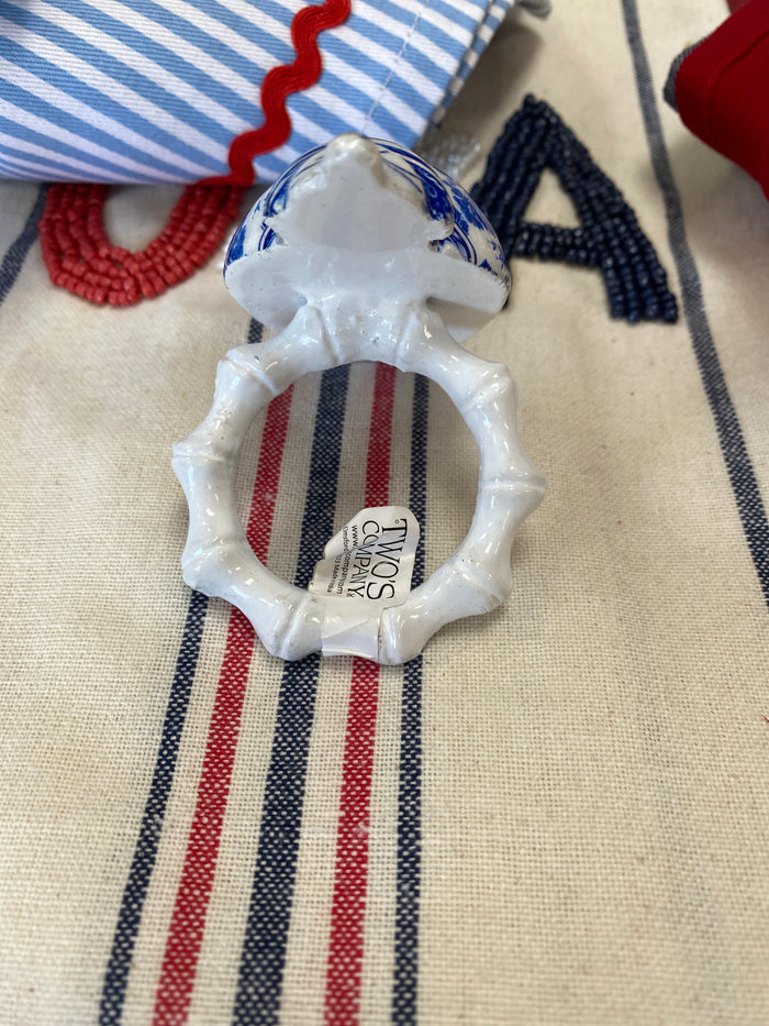 Ginger jar napkin rings