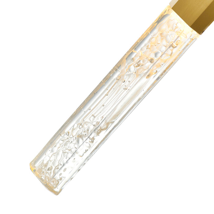 Greta Pendants LED Brass Glass Adjustable