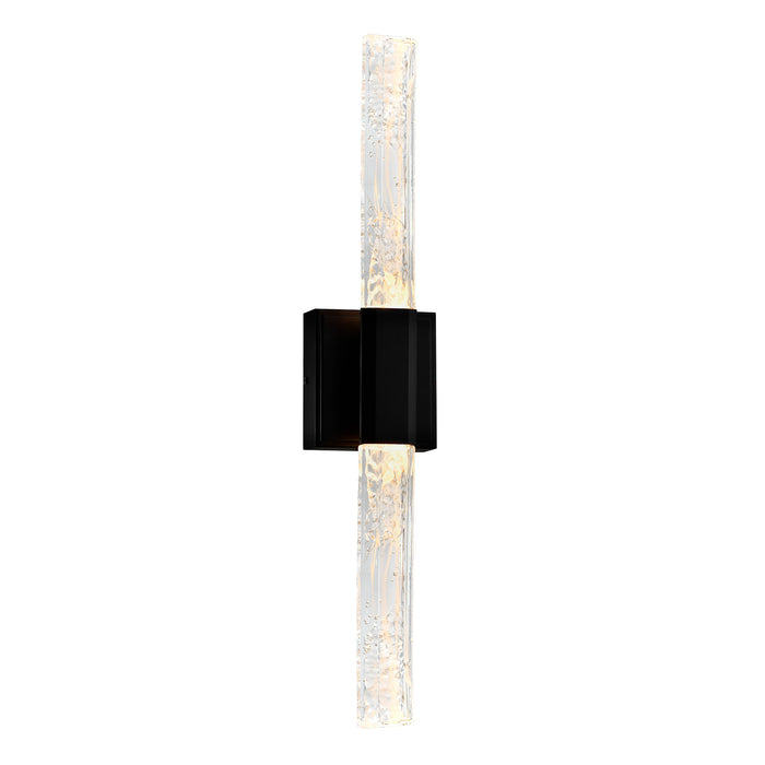 Greta Vanity Lights Integrated LED Black Finish