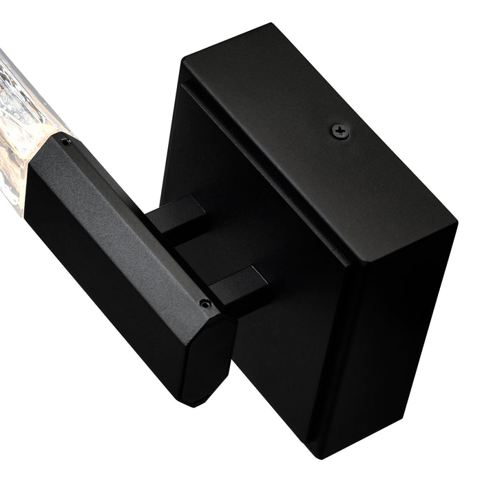 Greta Wall Lights Integrated LED Black Metal