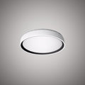 Halo 13-in Flush Mount White Outside/Black Inside  Dimmable 25W