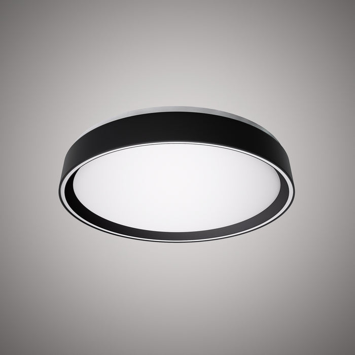 Halo 15-in Flush Mount Black outside/Black Inside  Dimmable 37W