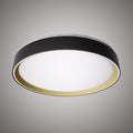 Halo 20-in Flush Mount Black Outside/Gold inside  Dimmable 45W