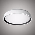 Halo 20-in Flush Mount White Outside/Black Inside  Dimmable 45W