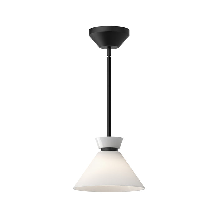 Halston 8-in Steel Pendant