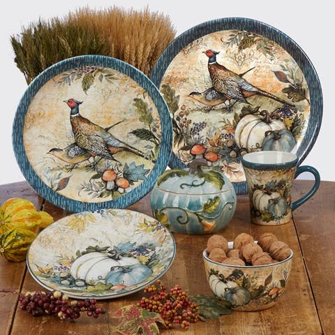 Harvest Gatherings Fall Dinner Plate 11 in