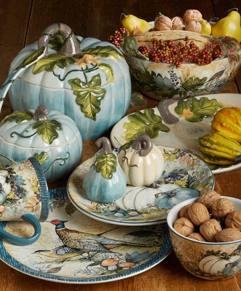 Harvest Gatherings Fall Dinner Plate 11 in