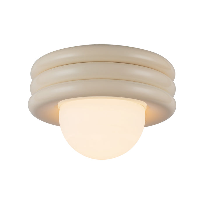 Harvey 12-in Aluminum Semi-Flush Mount