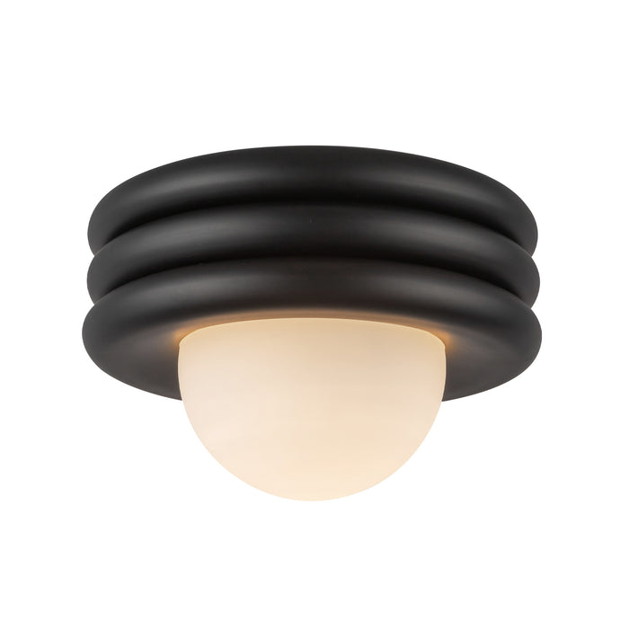 Harvey 12-in Aluminum Semi-Flush Mount