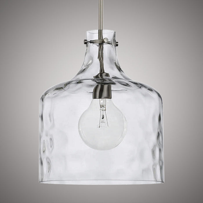 1 Lights Hazel 16-in Pendant Chrome  Dimmable 60W