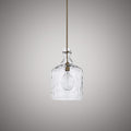 1 Lights Hazel 7-in Pendant Aged Brass  Dimmable 60W