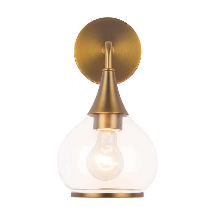 Aged Gold/Clear Glass