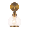 Aged Gold/Clear Glass